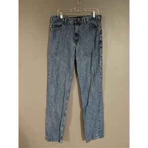 Real Ranch Workwear Light Wash Mens Straight Leg Jeans Size 34 By 36